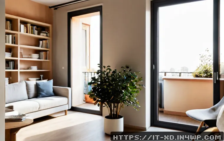 마인드풀 홈 디자인을 위한 주택 구조 분석 - Photorealistic architectural cutaway of a calm Italian apartment in Milan, showing an open living ro...